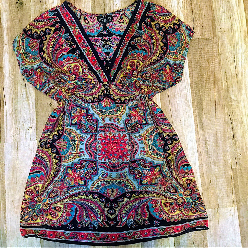 Angie Boho printed tunic.